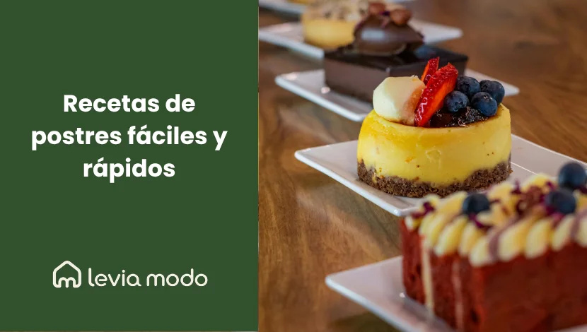 Recetas de postres fáciles