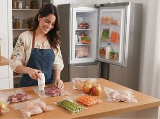 Cocina en Minutos con Andrea P. usando la selladora al vacío Levia Modo